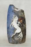 Lady Godiva ceramic vase by Janet Fullmer Bajorek