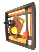 Abstract Wood Sculpture by Janet Bajorek