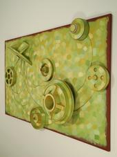 Abstract Art Wood Assemblages