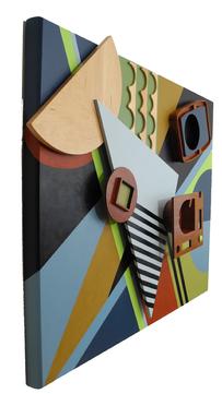 Abstract Wall Sculpture by Janet Bajorek