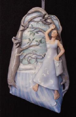 Wall Hanging Ceramic Sculpture