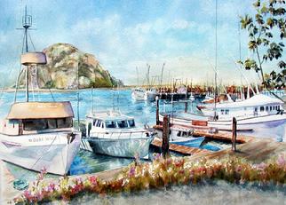Moro Bay Painting by Linda Fullmer
