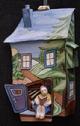 Vacation Home sculpture by Janet Bajorek