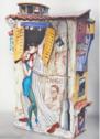 Tango Caminito ceramic sculpture by Janet Fullmer Bajorek